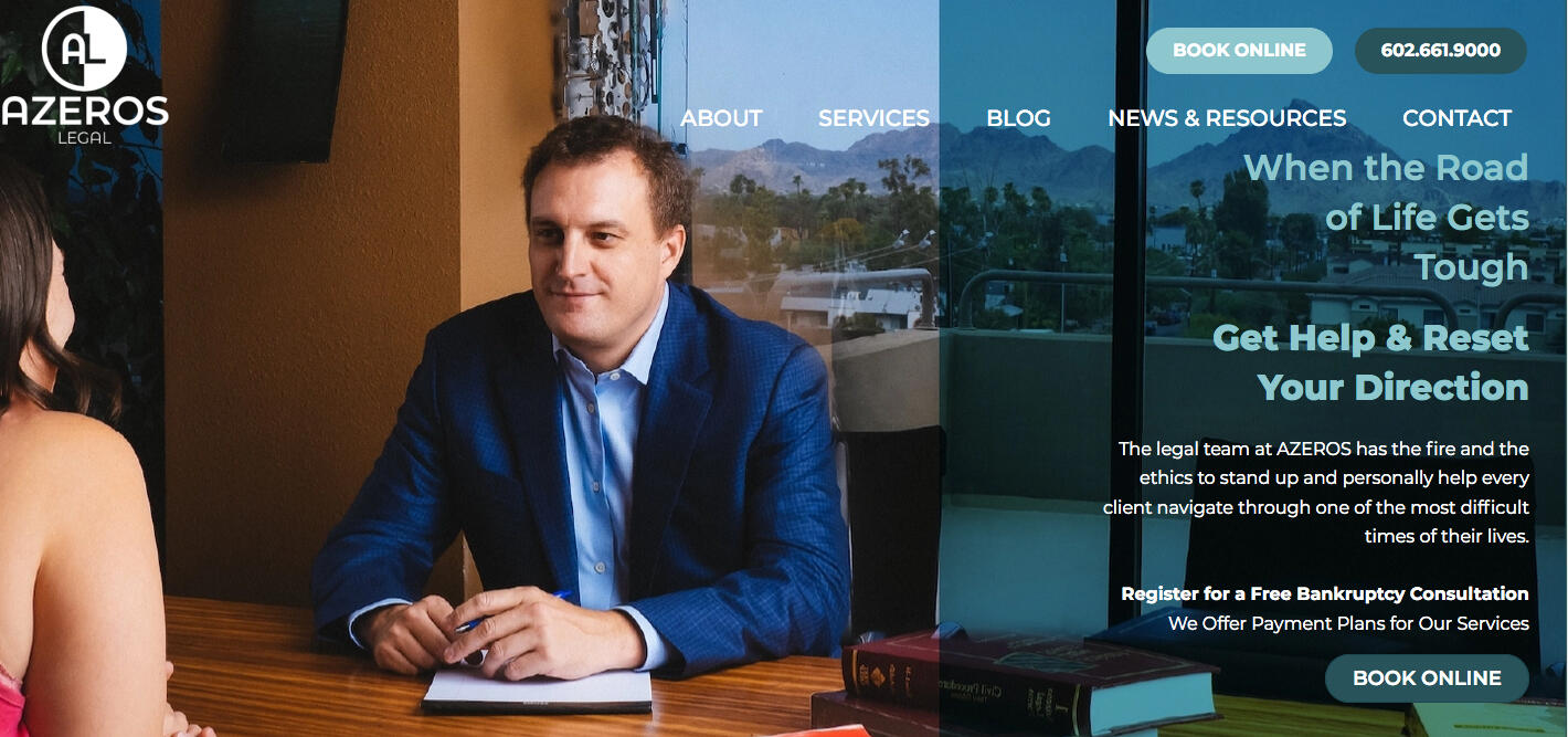 Azeros Legal Website